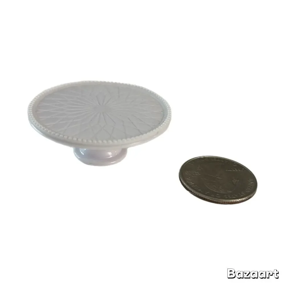 Miniverse Make It Mini Mini Cake Stand New White